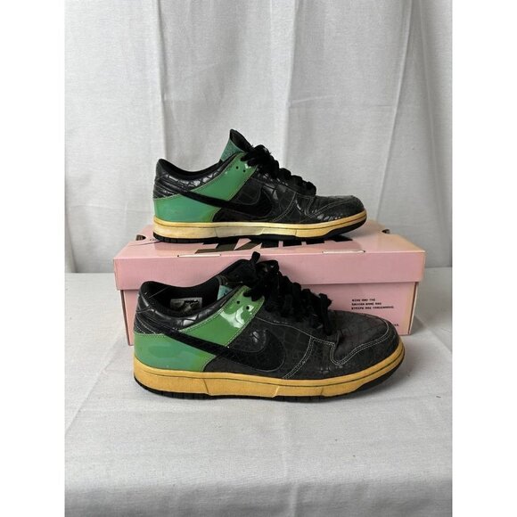 Nike Dunk Low Untiffany 3M Croc Skin Reflective Lace Up Low Top Size 10m OG None - Picture 2 of 7